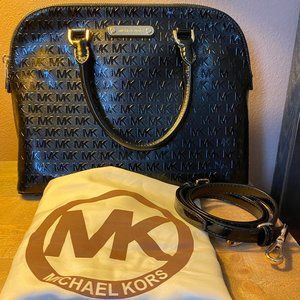 Michael Kors Cindy Signature Dome Satchel